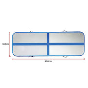 4m Inflatable Air Track Gym Mat Airtrack Tumbling Gymnastics Tumbling with Pump