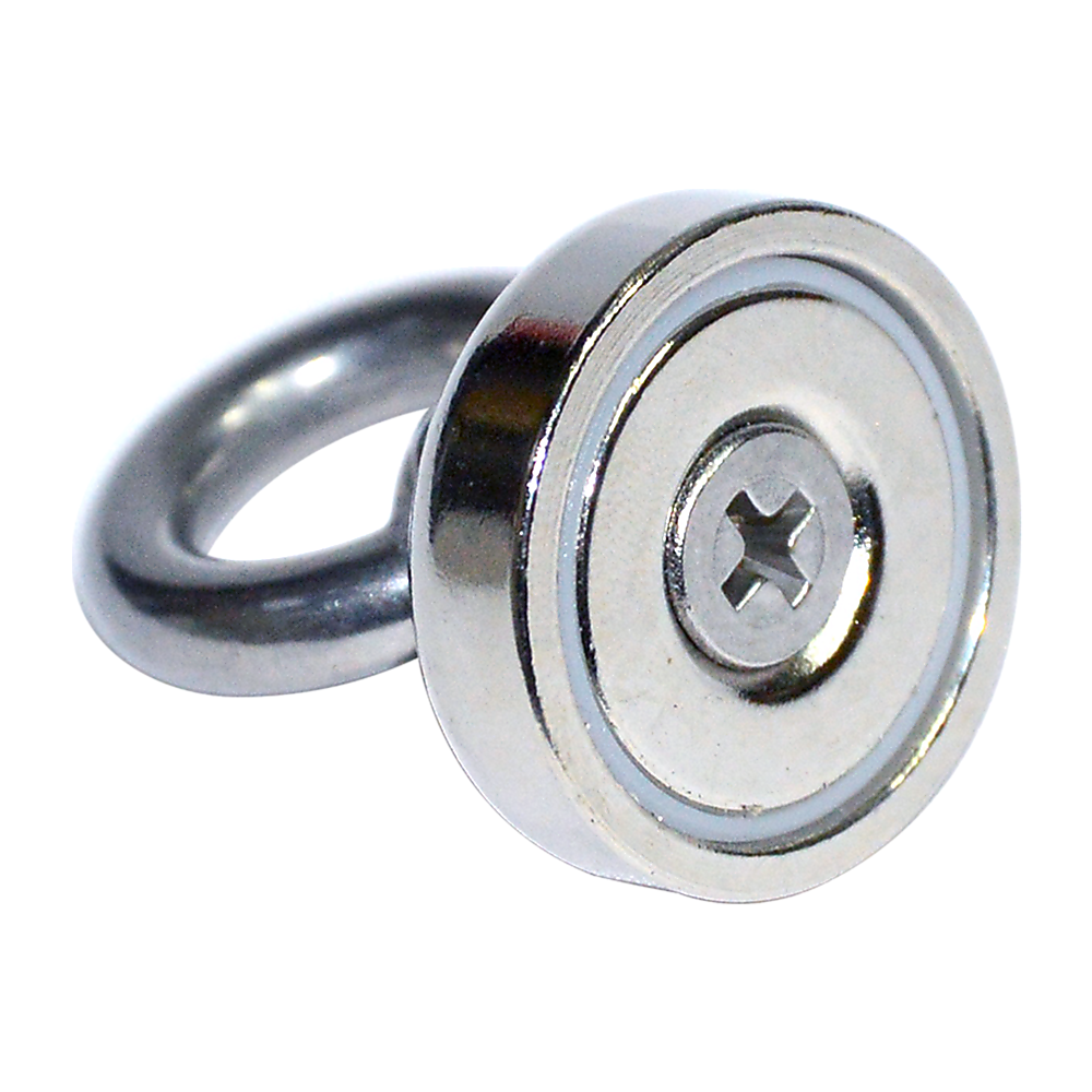 12Kg SALVAGE Strong MAGNET N52 Neodymium Eyebolt Circular Ring V63-823841
