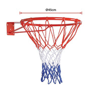 Pro Size Wall Mounted Basketball Hoop Ring Goal Net Rim Dunk Shooting Outdoor V63-823851