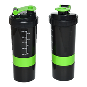 2x Protein Shaker Bottle Set - 3-in-1 Smart Blender Mixer Cup for Gym & Fitness V63-823861