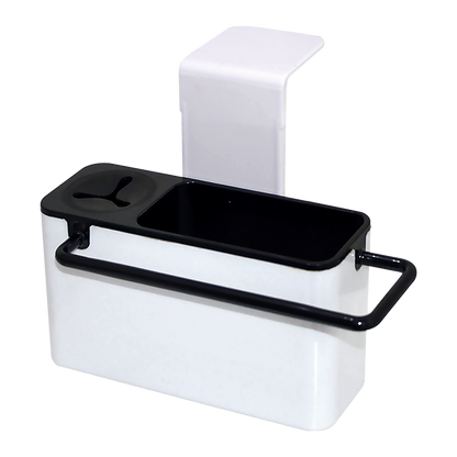 Sink Aid Self Draining Caddy Kitchen Sponges Brush Soap V63-823871