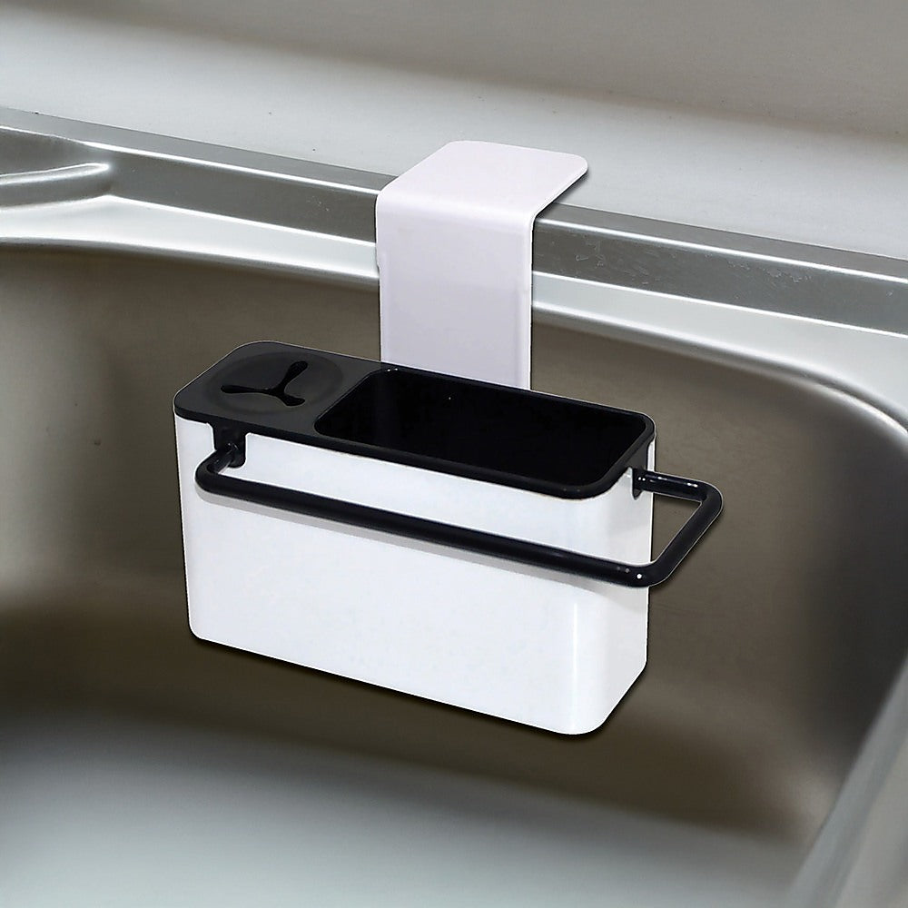 Sink Aid Self Draining Caddy Kitchen Sponges Brush Soap V63-823871