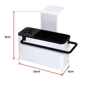 Sink Aid Self Draining Caddy Kitchen Sponges Brush Soap V63-823871