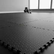 12 Tiles EVA Rubber Foam Gym Mat 60x60cm - 2.5cm Thick Fitness Flooring Set V63-823881