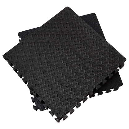 12 Tiles EVA Rubber Foam Gym Mat 60x60cm - 2.5cm Thick Fitness Flooring Set V63-823881