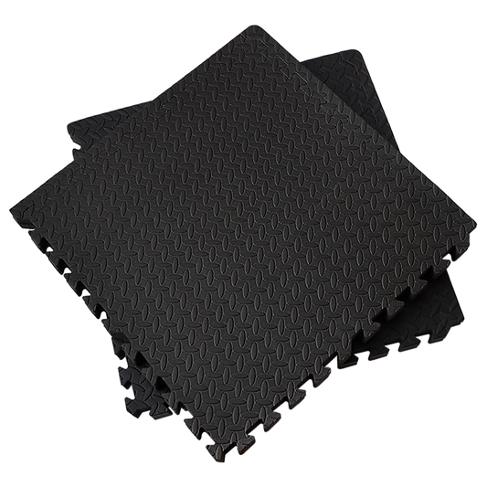 12 Tiles EVA Rubber Foam Gym Mat 60x60cm - 2.5cm Thick Fitness Flooring Set V63-823881