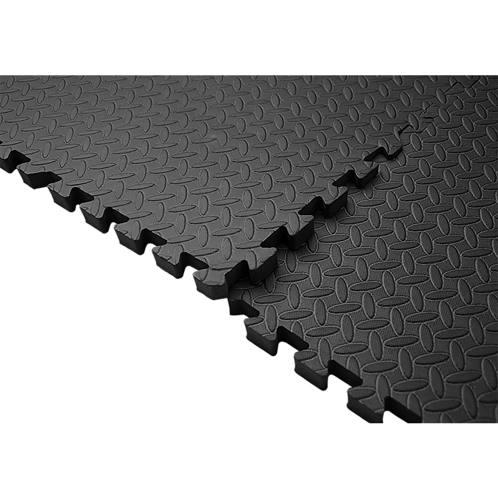 12 Tiles EVA Rubber Foam Gym Mat 60x60cm - 2.5cm Thick Fitness Flooring Set V63-823881