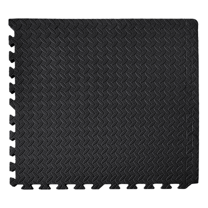 12 Tiles EVA Rubber Foam Gym Mat 60x60cm - 2.5cm Thick Fitness Flooring Set V63-823881