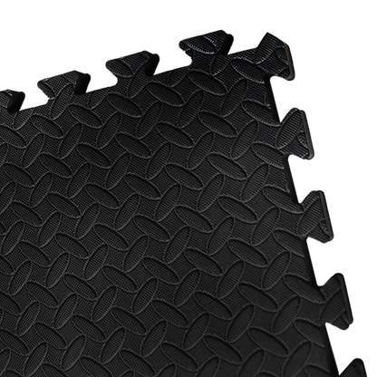 12 Tiles EVA Rubber Foam Gym Mat 60x60cm - 2.5cm Thick Fitness Flooring Set V63-823881