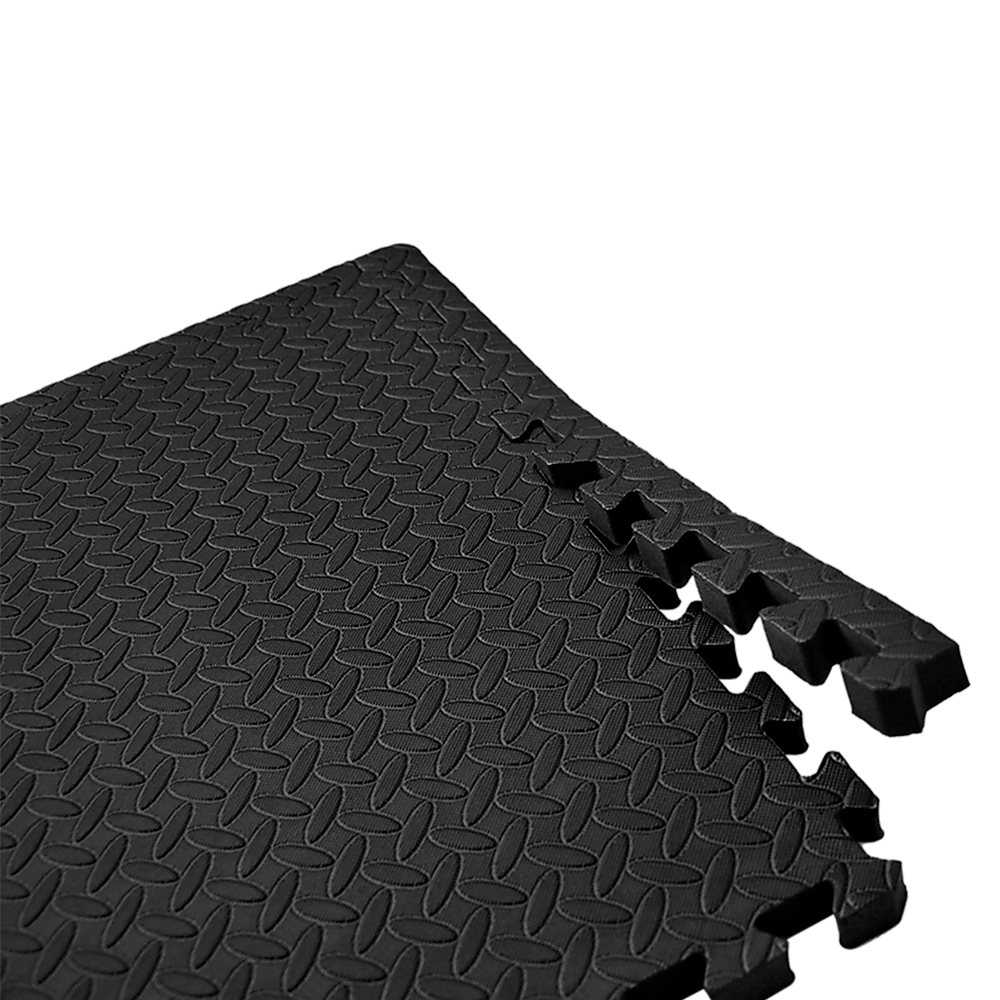 12 Tiles EVA Rubber Foam Gym Mat 60x60cm - 2.5cm Thick Fitness Flooring Set V63-823881