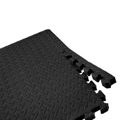 12 Tiles EVA Rubber Foam Gym Mat 60x60cm - 2.5cm Thick Fitness Flooring Set V63-823881