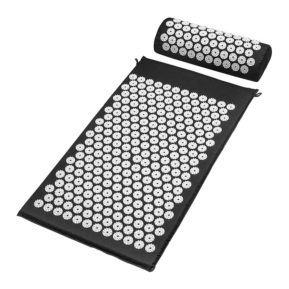Massage Acupressure Yoga Mat With Pillow Sit Mats Cut Pain Stress Soreness V63-823891