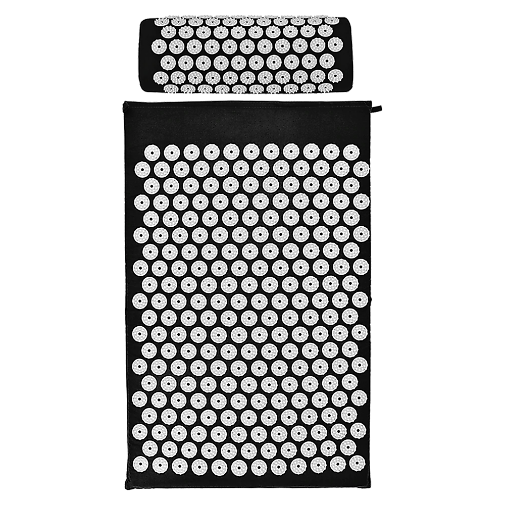 Massage Acupressure Yoga Mat With Pillow Sit Mats Cut Pain Stress Soreness V63-823891