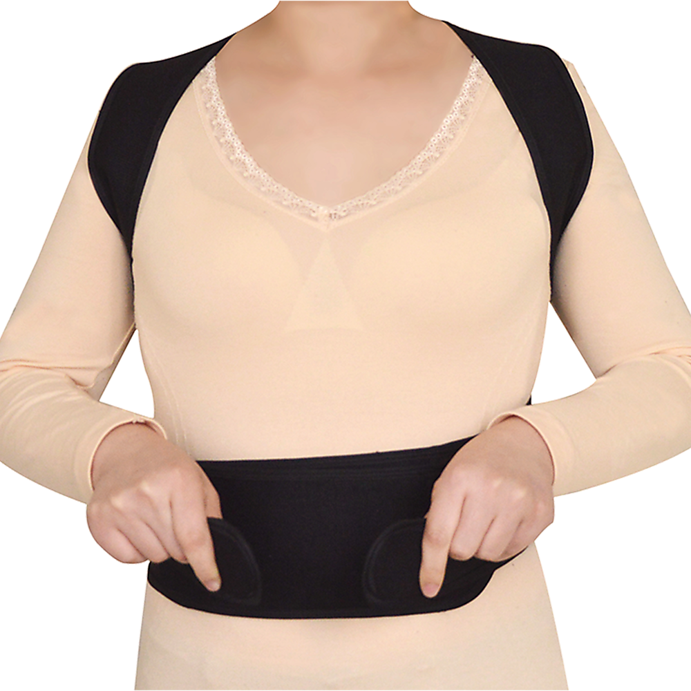 Lower Back Brace Unisex Posture Corrector Lumbar Support - Large V63-823901
