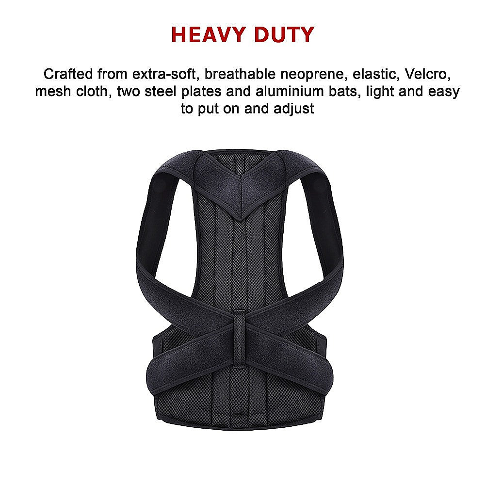 Lower Back Brace Unisex Posture Corrector Lumbar Support - Large V63-823901