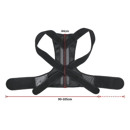 Lower Back Brace Unisex Posture Corrector Lumbar Support - Large V63-823901