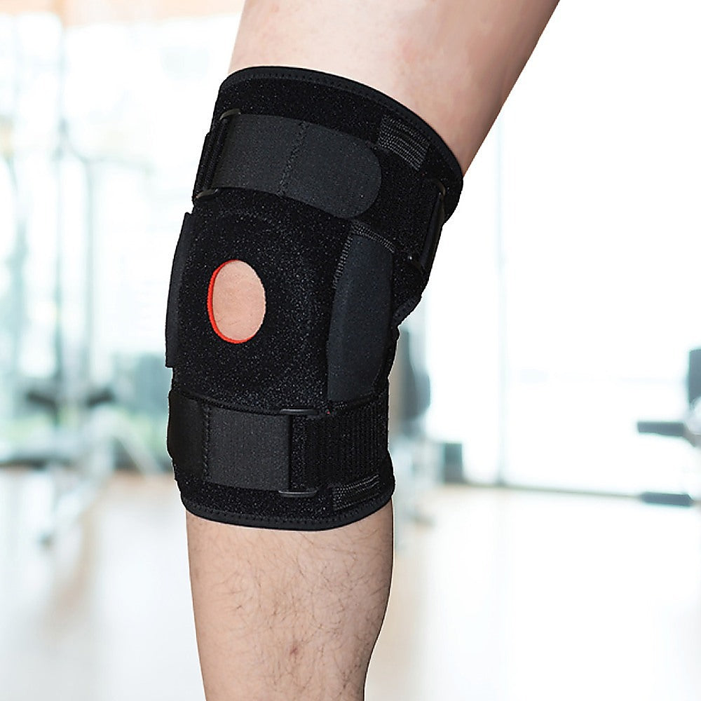 Hinged Knee Brace Support ~ ACL MCL ligament Runner's Knee V63-823931