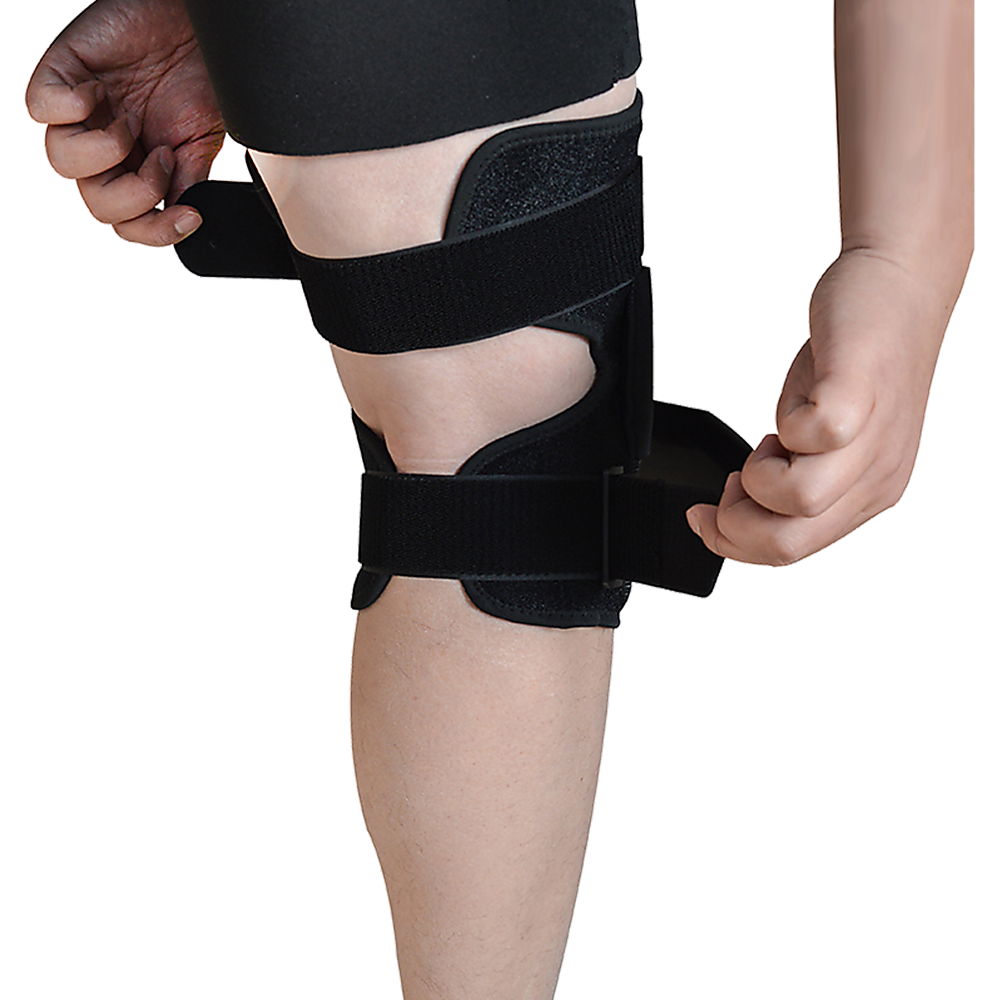 Hinged Knee Brace Support ~ ACL MCL ligament Runner's Knee V63-823931