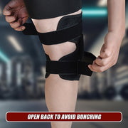Hinged Knee Brace Support ~ ACL MCL ligament Runner's Knee V63-823931