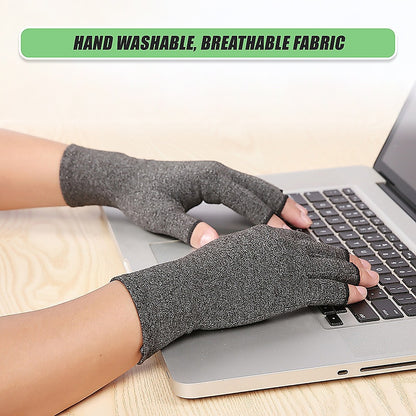 Arthritis Gloves Compression Joint Finger Hand Wrist Support Brace - Small V63-823961