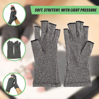 Arthritis Gloves Compression Joint Finger Hand Wrist Support Brace - Large V63-823981