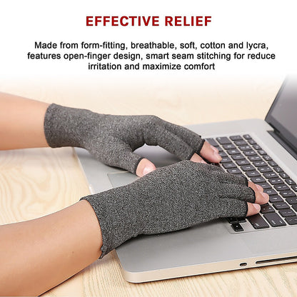 Arthritis Gloves Compression Joint Finger Hand Wrist Support Brace - Large V63-823981