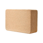2 x Cork Yoga Block Set Natural Exercise Brick Support for Balance, Stretching and Stability V63-823991
