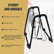 Heavy Duty Parallette Bars - Push Up & Core Strength Training Stands for Home Gym V63-824011