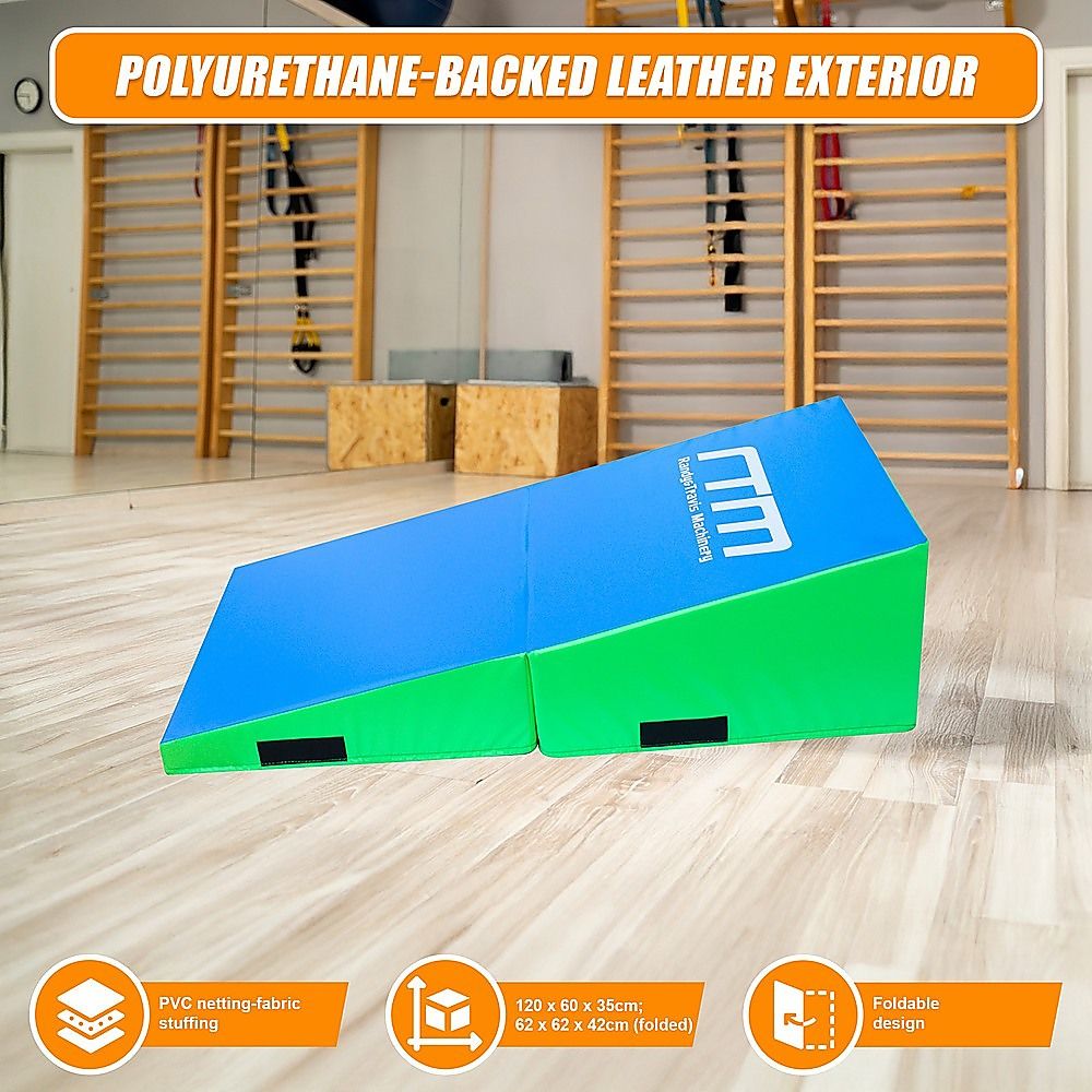 120x60x35cm Foldable Soft Incline Gymnastics Wedge Mat for Yoga & Balance Training