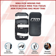 MMA Kick Boxing Pad Strike Shield - Muay Thai Focus Punching Pad Training Gear V63-824051