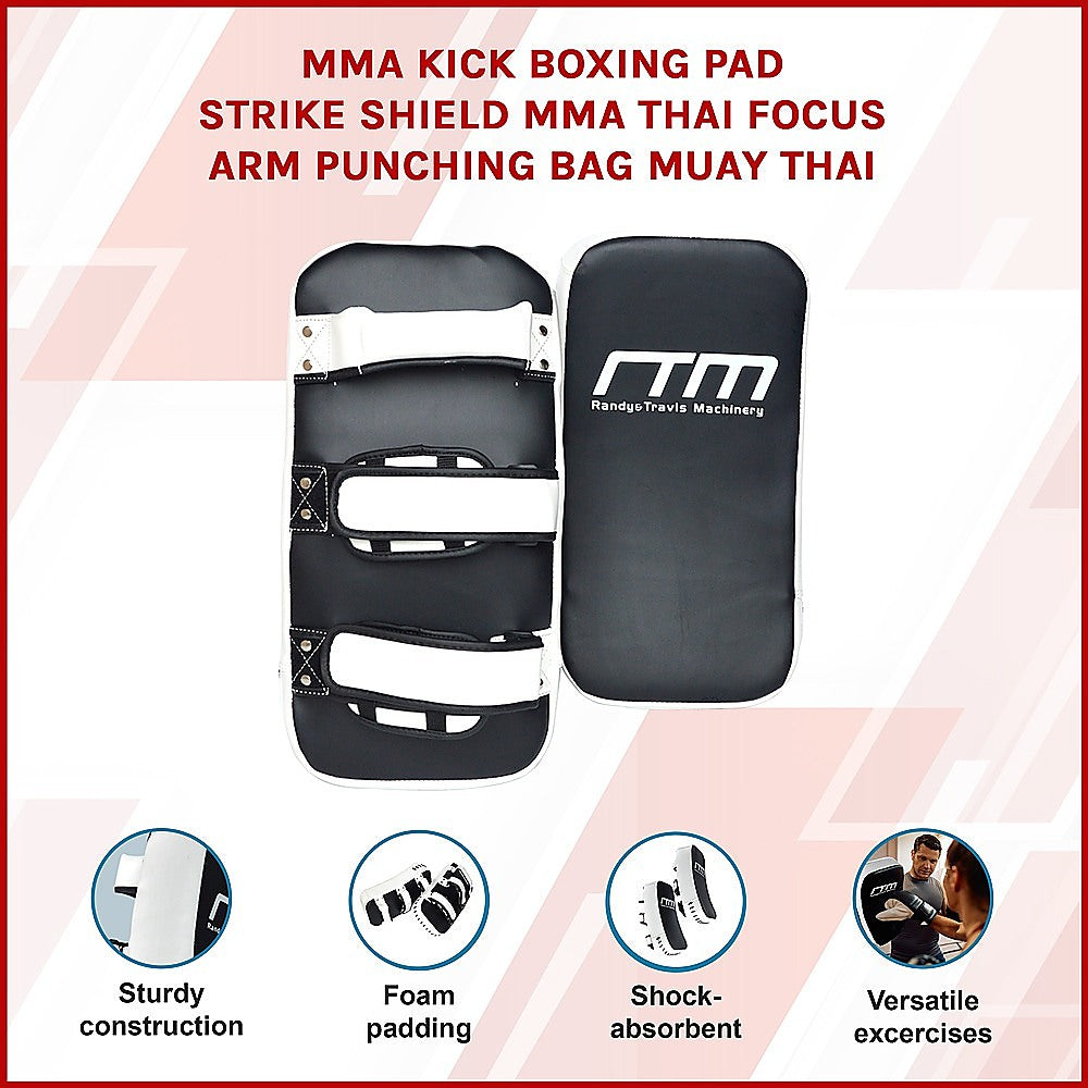 MMA Kick Boxing Pad Strike Shield - Muay Thai Focus Punching Pad Training Gear V63-824051