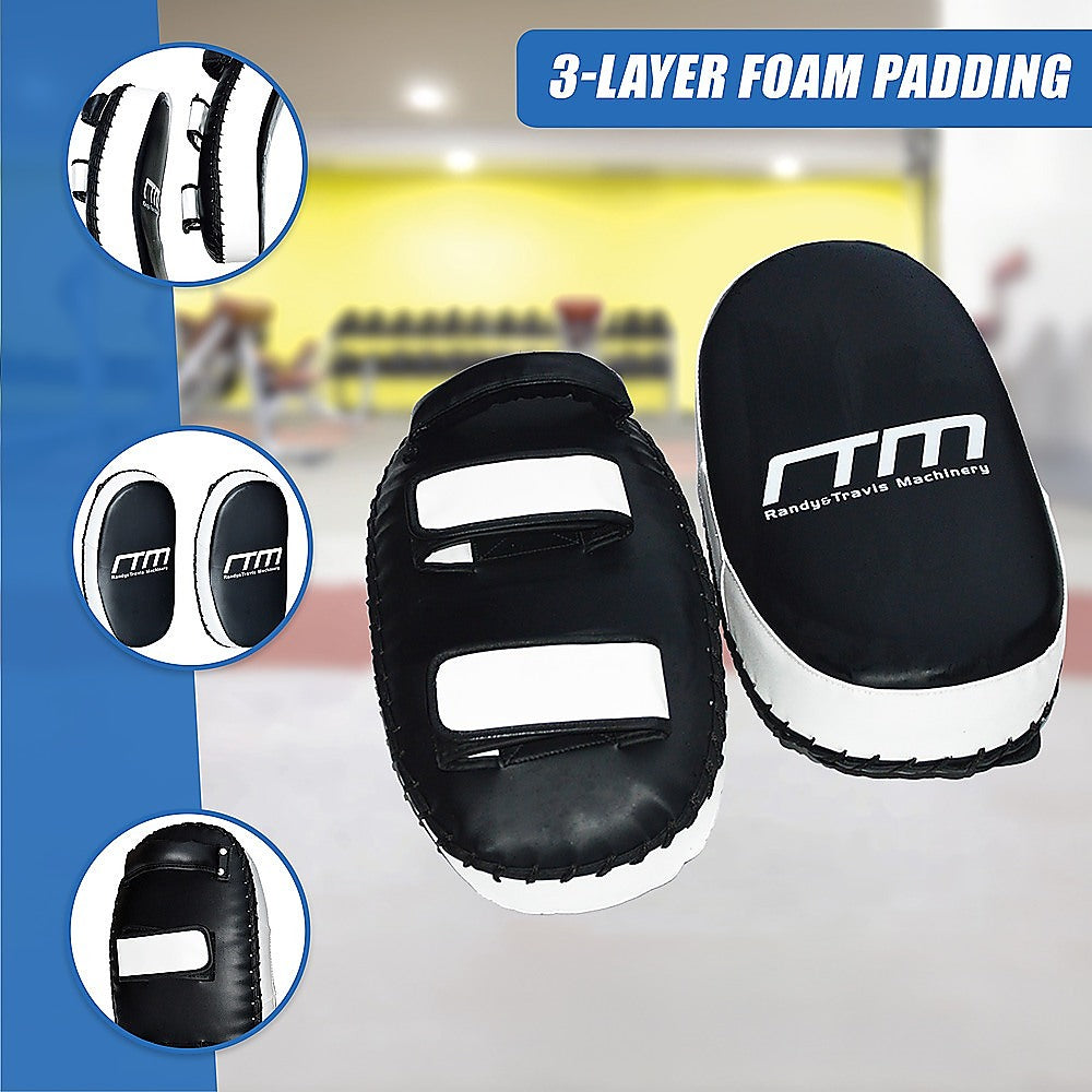 MMA Kick Boxing Pads Curved Strike Shield Muay Thai Punching Focus Pad V63-824061