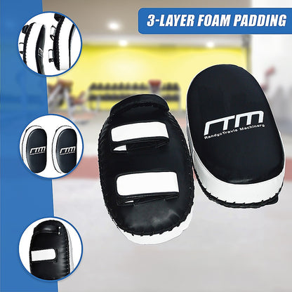 MMA Kick Boxing Pads Curved Strike Shield Muay Thai Punching Focus Pad V63-824061