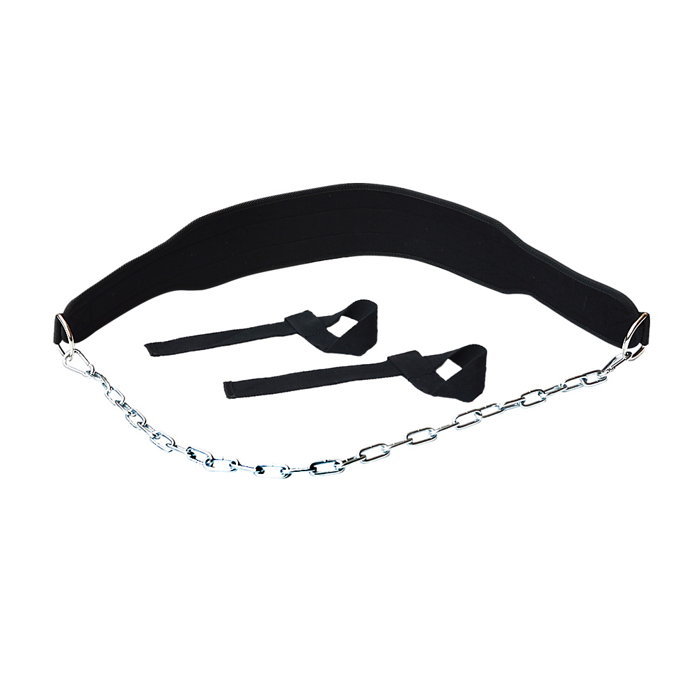 Weight Lifting Belt Gym Back Pull Up Chain Dipping Dip Body Building Training V63-824091