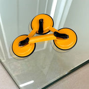 2x 150kg Load Aluminum Triple Suction Cup Pad Glazer Glass Sucker Remover Lifter V63-824141