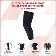 Knee Sleeve Compression Support Brace - Sports Running, Gym & Injury Protection V63-824151