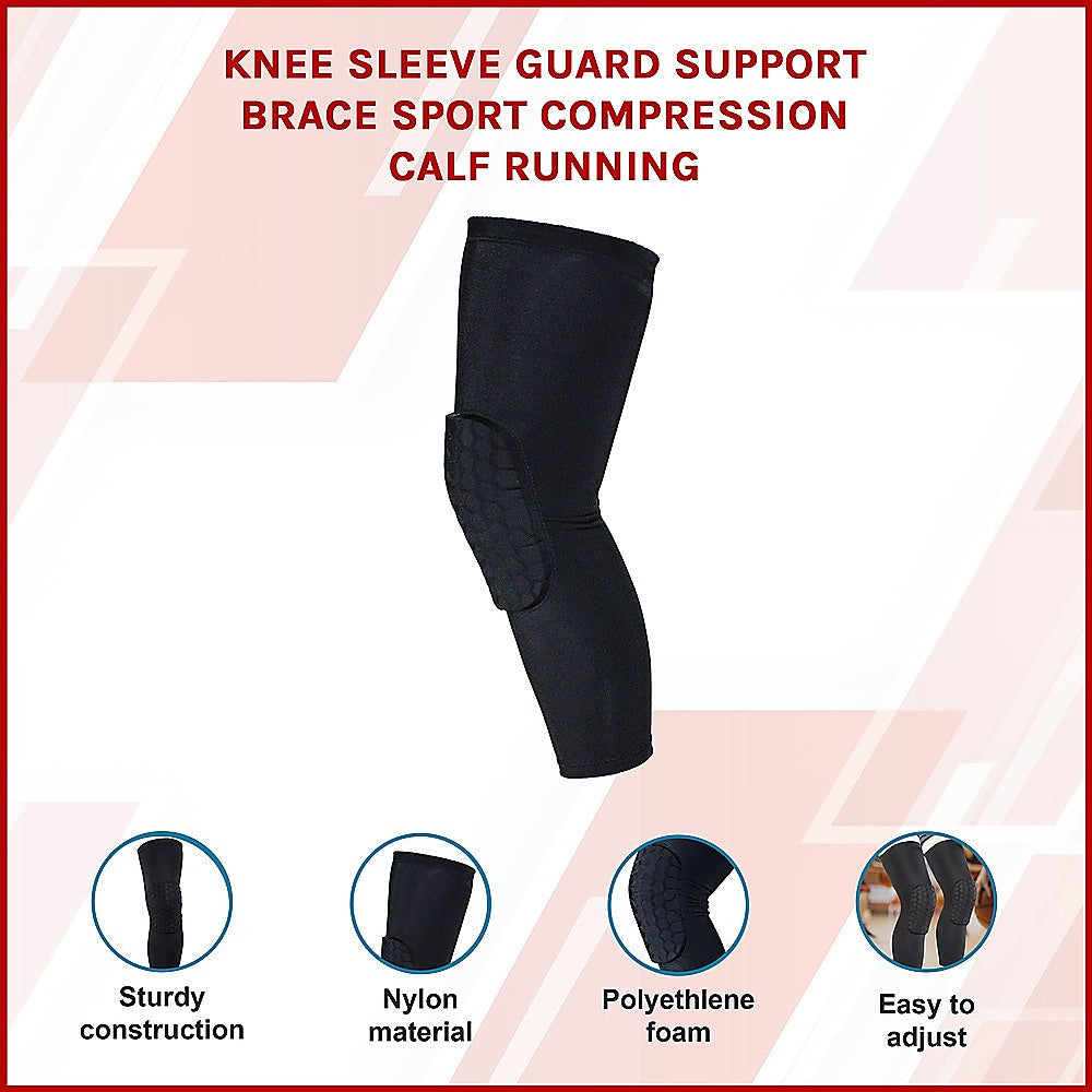 Knee Sleeve Compression Support Brace - Sports Running, Gym & Injury Protection V63-824151