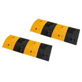 Pair of 1m Long 60T Load Rubber Speed Bump Hump Modular Speed Humps Road Hump V63-824161