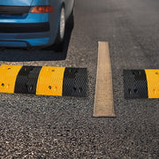 Pair of 1m Long 60T Load Rubber Speed Bump Hump Modular Speed Humps Road Hump V63-824161