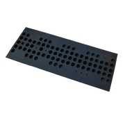 Pair of 1m Long 60T Load Rubber Speed Bump Hump Modular Speed Humps Road Hump V63-824161