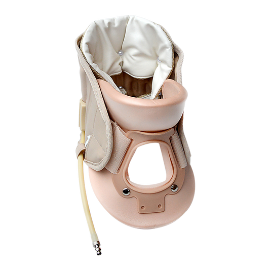 Neck Traction Air Decompression Support Brace Cervical Collar Hand Pump V63-824181