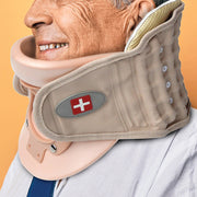 Neck Traction Air Decompression Support Brace Cervical Collar Hand Pump V63-824181