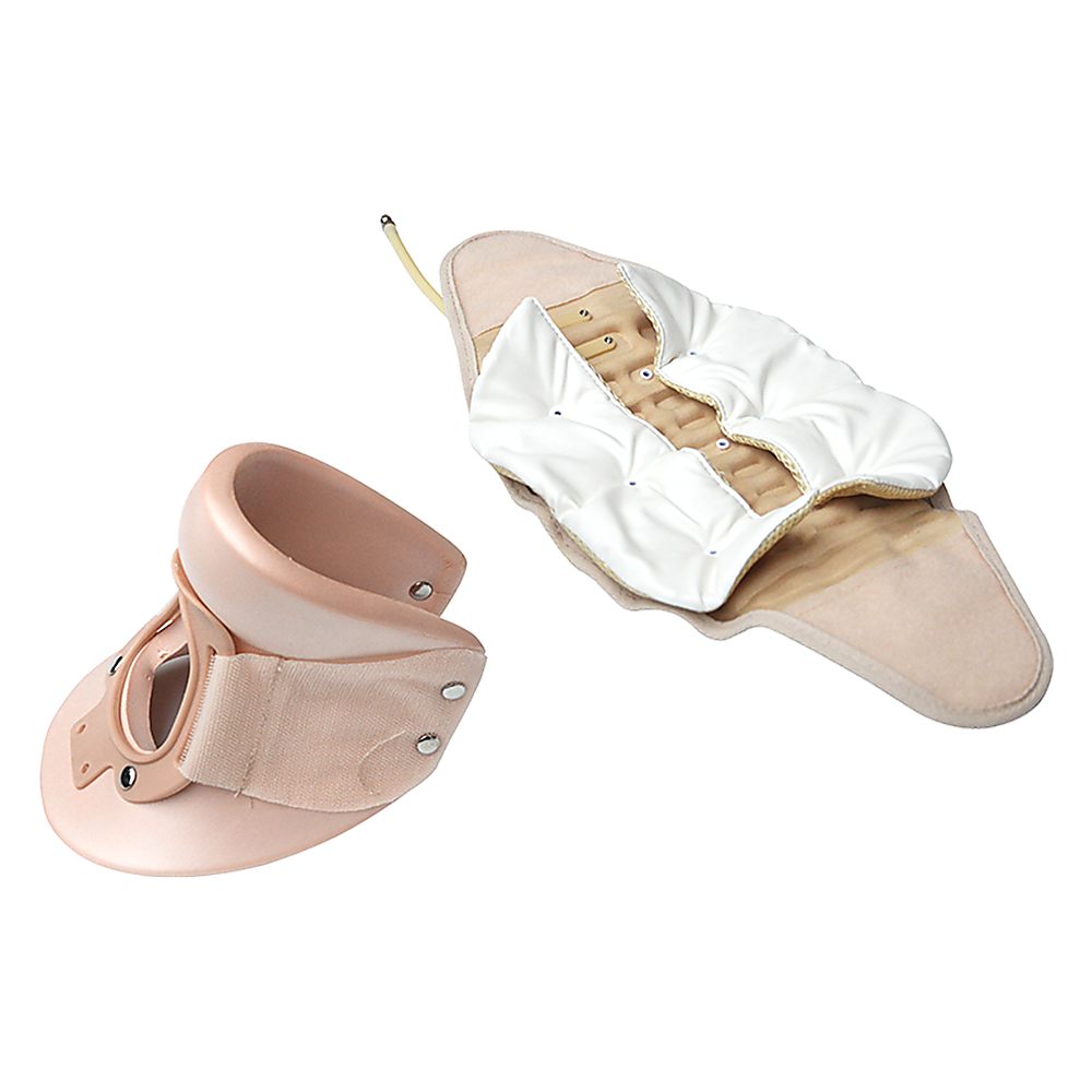 Neck Traction Air Decompression Support Brace Cervical Collar Hand Pump V63-824181