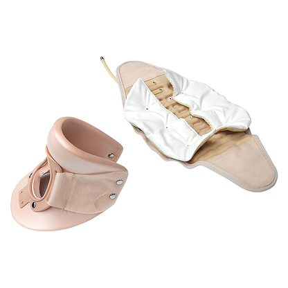 Neck Traction Air Decompression Support Brace Cervical Collar Hand Pump V63-824181