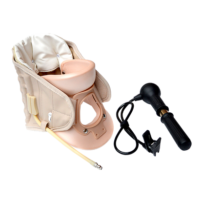 Neck Traction Air Decompression Support Brace Cervical Collar Hand Pump V63-824181