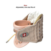 Neck Traction Air Decompression Support Brace Cervical Collar Hand Pump V63-824181