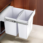 Pull Out Bin Kitchen Double Dual Slide Garbage Rubbish Waste 10L+20L V63-824211