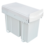 Pull Out Bin Kitchen Double Dual Slide Garbage Rubbish Waste 10L+20L V63-824211