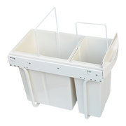 Pull Out Bin Kitchen Double Dual Slide Garbage Rubbish Waste 10L+20L V63-824211
