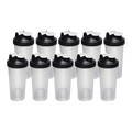 10x 700ml Protein Shaker Bottles - Gym Supplement Blender Mixer Shake Cups V63-824231